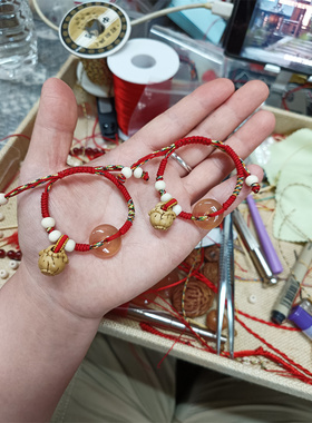 宝宝成人青鱼石桃核民族风防惊吓