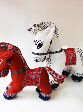 马布偶摆件布艺生肖吉祥物礼品