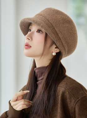 韩版秋冬季帽子女款时尚百搭感鸭