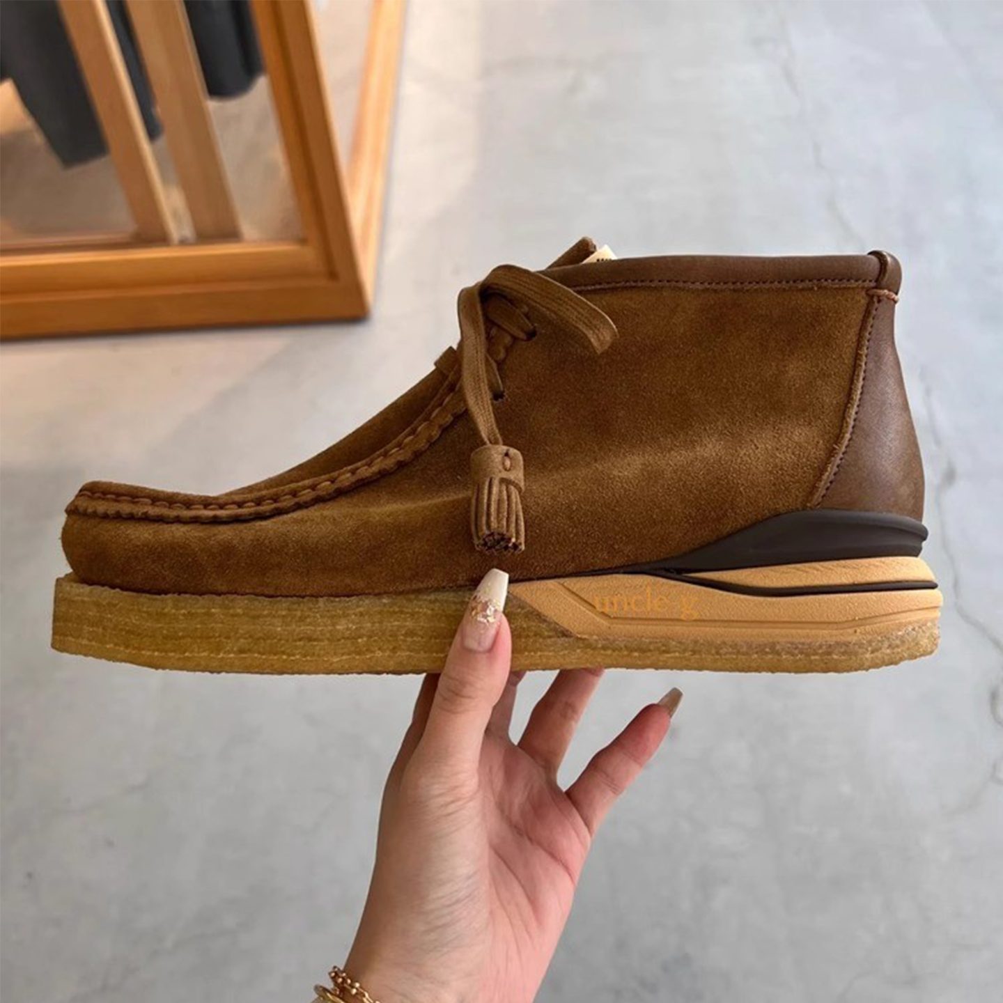 VISVIM UNCLE GUI 秋季厚底BEUYS复古增高百搭日潮网红袋鼠鞋靴潮 - 图1