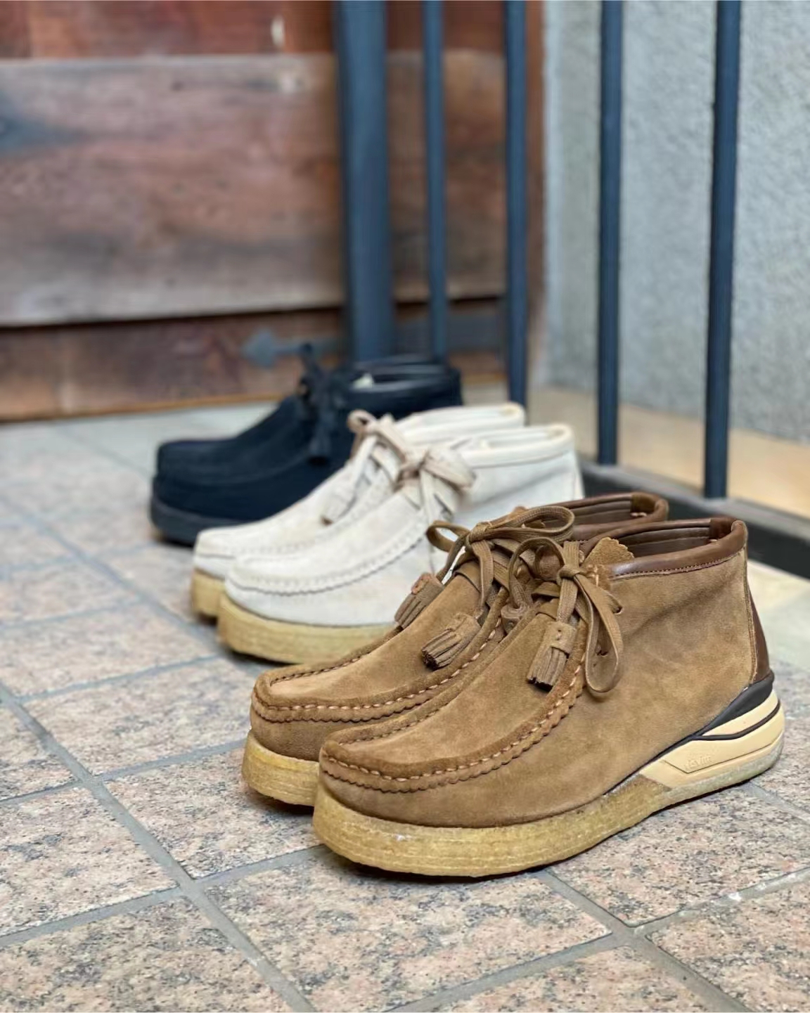 VISVIM UNCLE GUI 厚底BEUYS复古增高百搭日潮网红情侣沙漠鞋靴潮 - 图0