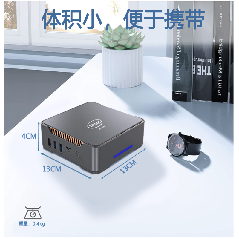 GK3PLUS全新12代AlderLake-N95/N100迷你主机win11办公家用MINIPC - 图0