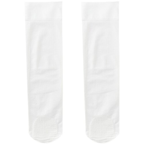 白色袜子女中筒袜夏季薄款天鹅绒短袜防滑黑色jk夏天中长款女袜薄 - 图3