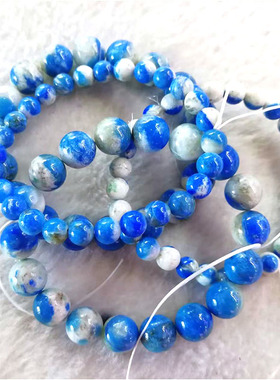 天然K2手链项链黑云母孔雀石手串