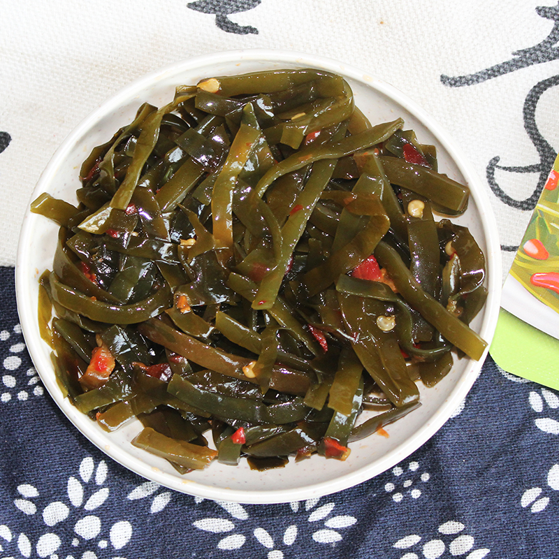 微辣脆黄瓜袋装即食香辣海带丝脆豇豆泡菜咸菜下饭菜休闲食品小吃