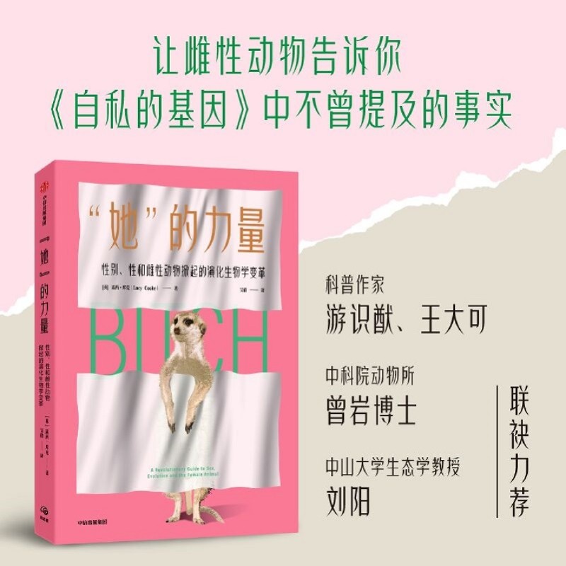 她的力量 性别 性和雌性动物掀起的演化生物学变革 露西库克著 了解自私的基因没有讲过的事 见识重新定义她的动物和人 - 图0