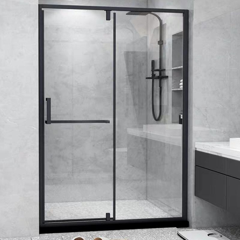 极淋浴房新款长方形简卫生间干湿分离整体浴室玻璃门内外平开门屏