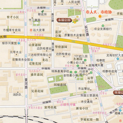 绥芬河市旅游交通图 新版  景点交通旅游图 - 图1