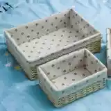 Настольная плетеная коробка для хранения, корзина для хранения, система хранения, туфли