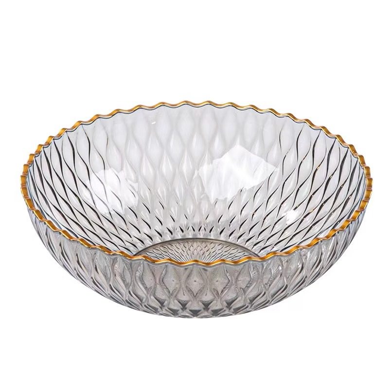 2025新款水果盘金边波浪纹高级感客厅家用茶几高档北欧果盘小精致,淘宝优惠券,粉丝福利购,淘宝优惠卷