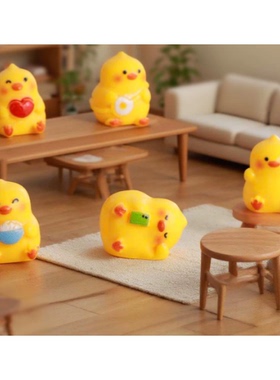 立体小摆件造型实色造型鸡新款DIY配饰微景观造景小动物材料