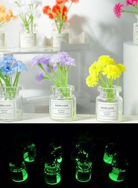 树脂DIY饰品配件玻璃瓶可爱花束创意花束手工diy造景车载桌面摆件