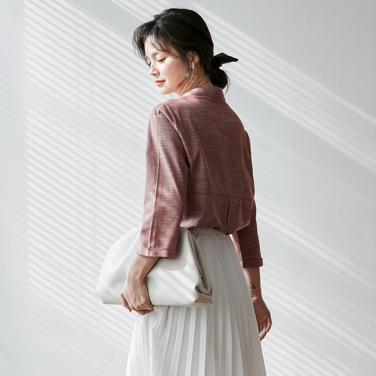 真维斯通勤ol舒适女款衬衣 真维斯时尚衬衫