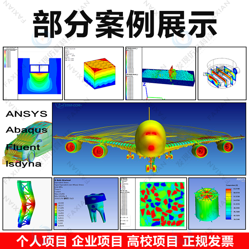 abaqus代做/ansys/基坑隧道开挖/岩土超声波/滞回/钢筋混凝土模拟 - 图2