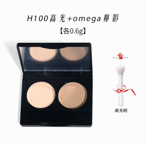 送刷MUF玫珂菲哑光高光h100试用压盘小样泪沟法令纹试用装 - 图0