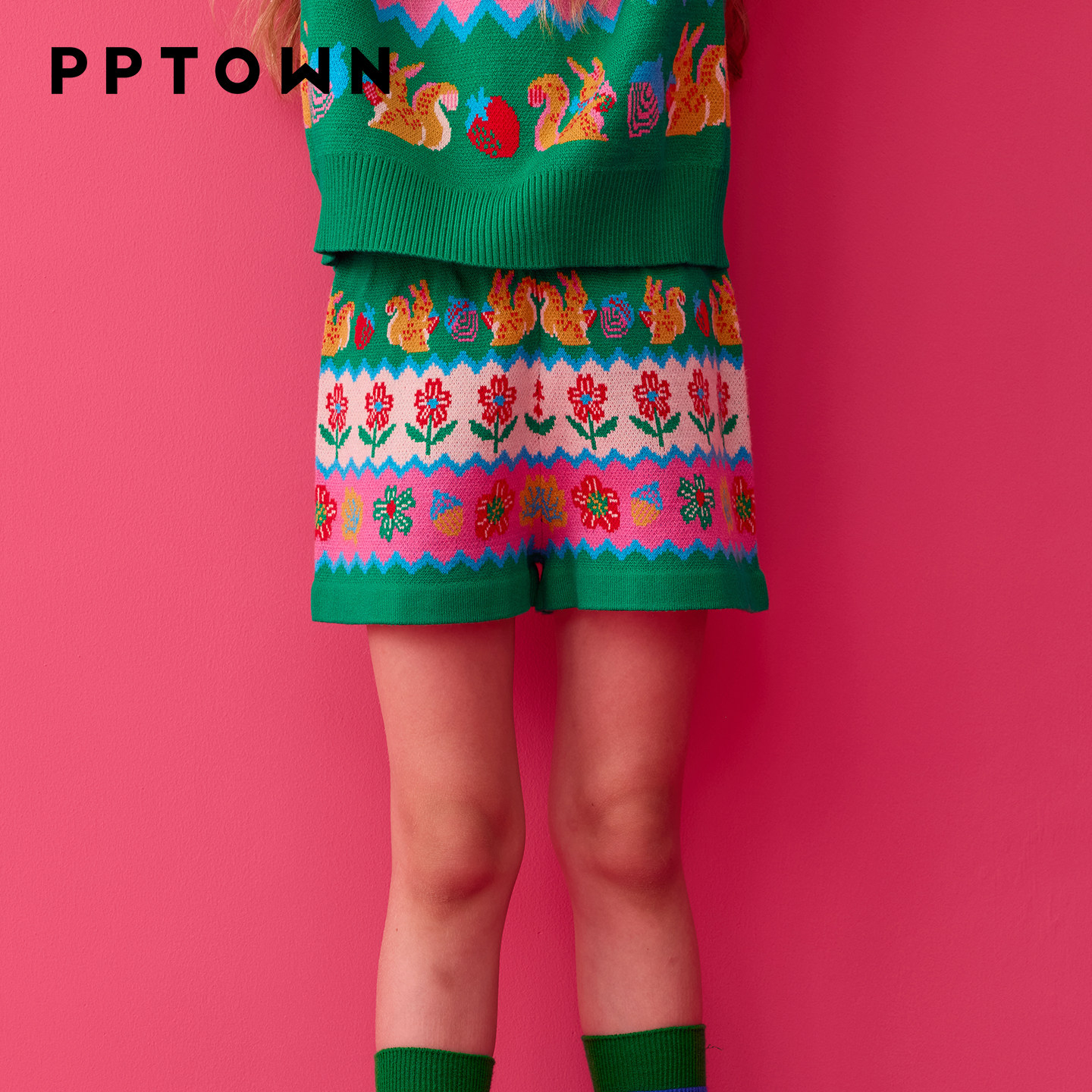 女童针织短裤秋冬新款裤子儿童洋气毛裤外穿裤子百搭打底裤,淘宝优惠券,粉丝福利购,淘宝优惠卷