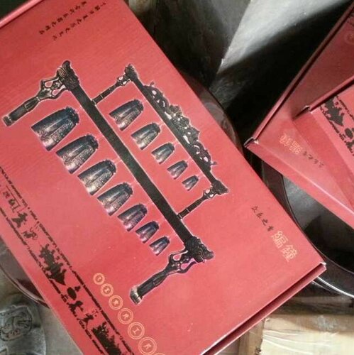 青铜器仿古摆件双层兵马俑编钟乐器可演奏 古代乐器 曾侯乙编钟 - 图1