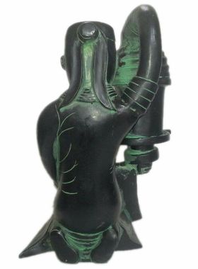 仿古风书桌装饰品人物长信宫灯