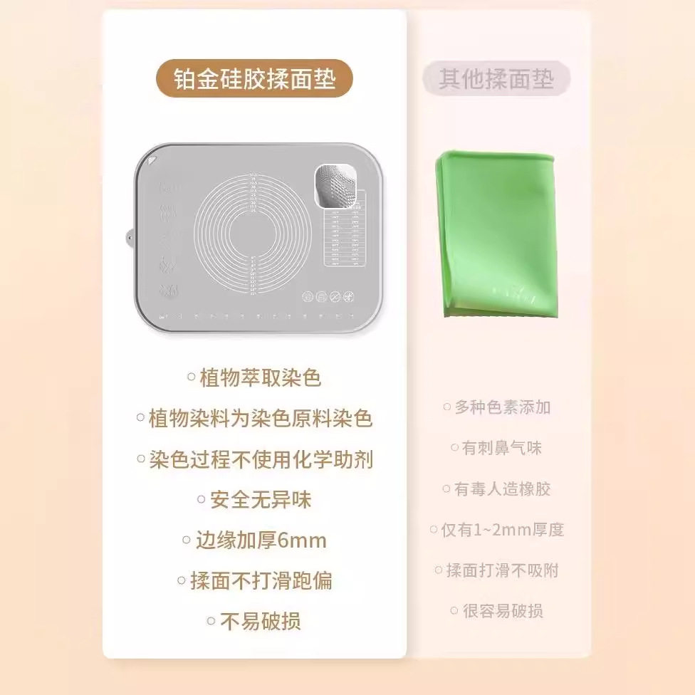 日本进口硅胶揉面垫食品级擀面垫加厚面板家用和面粉防滑烘焙案板,淘宝优惠券,粉丝福利购,淘宝优惠卷