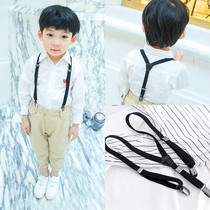 Han Edition Baby Children Braces Anti Slip Princess Kindergarten Adjustable Performance Performance Male Girl Harnesses Black