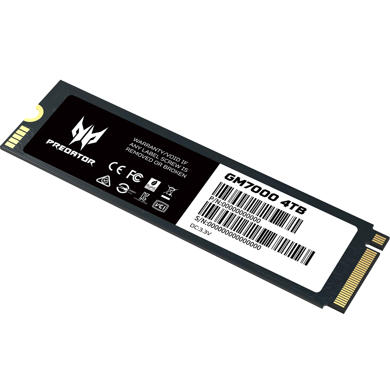 Acer宏基Predator掠夺者 GM7000 GM7 4T 4TB PCIe4.0 SSD固态硬盘-图0