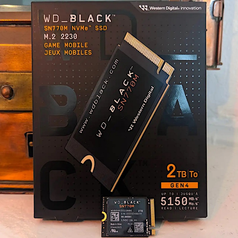 WD_BLACK 西部数据 SN770M 1T 2T 1TB 2TB Gen4 2230 SSD固态硬盘 - 图2