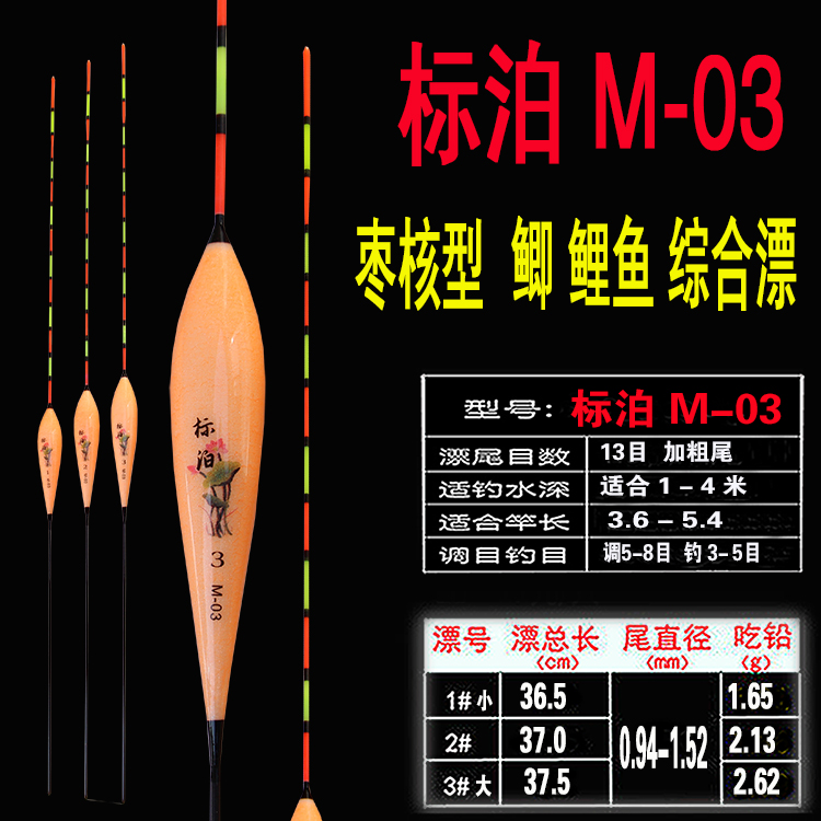 纳米渔漂鲫鱼鲤鱼钓鱼不吃水浮漂醒目加粗尾套装渔具用品-图2