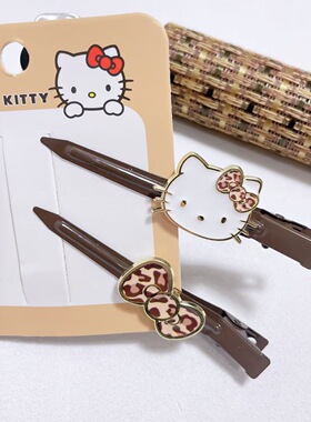 HelloKitty凯蒂猫发夹甜美可爱少女心发饰KT发卡头箍发饰头饰发饰
