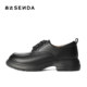 Senda Oxford shoes women's 2025 new style shopping mall commuter cowhide thick-soled casual small leather shoes XKK02