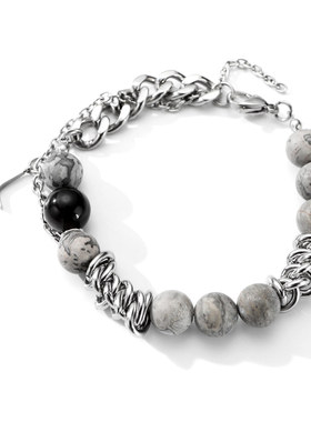 GENANX闪电潮牌新款松石手串情侣款手链情人节礼物小众李宇皓同款