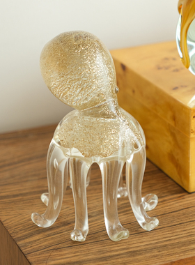 玻璃章鱼摆件，现代简约设计