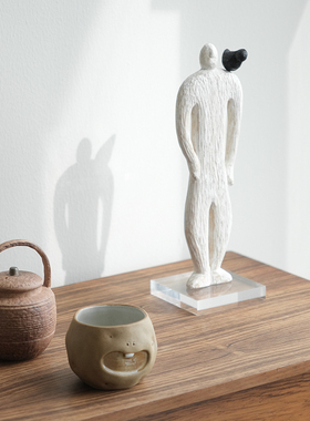 ladylike 简约抽象人物艺术雕塑装饰摆件 样板间家居玄关软装饰品