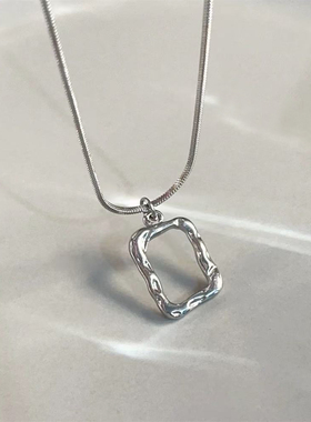 郝熠然同款钛钢不掉色锁骨链