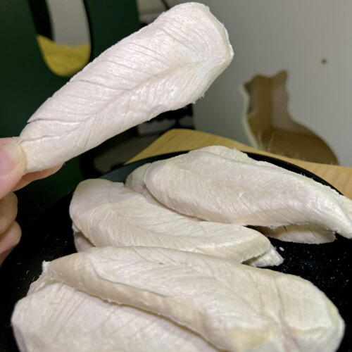 美尼蜗整块原切冻干鸡胸肉低敏训宠奖励高蛋白纯肉无添加猫狗通用 - 图2