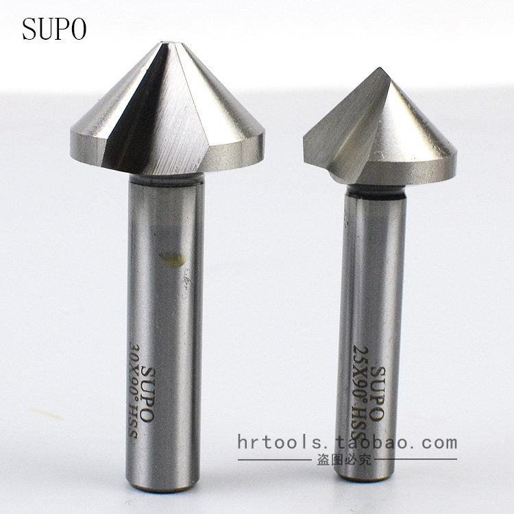 苏普supo高速钢三刃单刃倒角钻倒角器6-60mm90度圆孔去毛刺倒角刀,淘宝优惠券,粉丝福利购,淘宝优惠卷