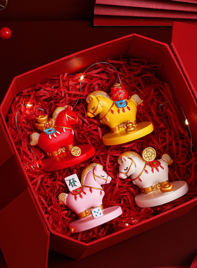 紫香凝【马上有钱摆件】手提礼袋