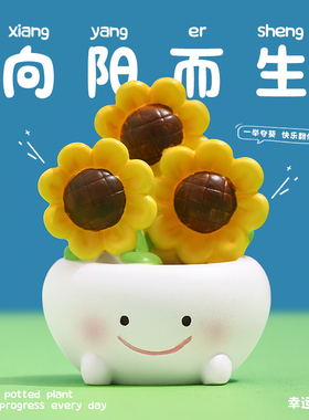 紫香凝ins风招财植物办公室解压