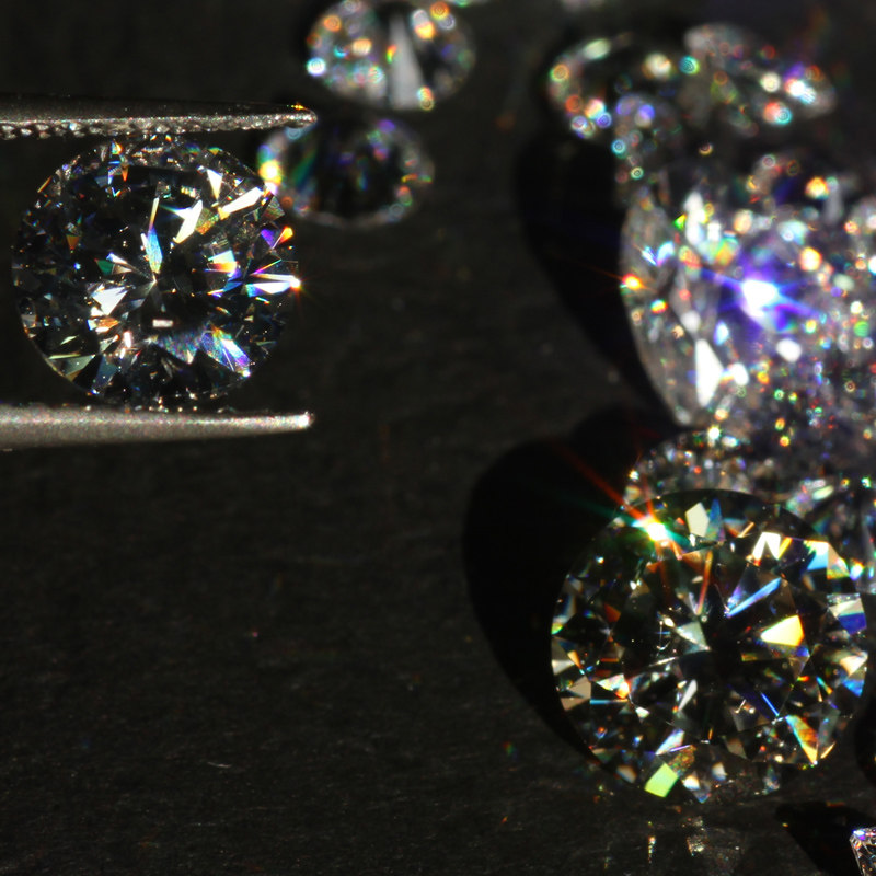 合成裸石2三5 1克拉仿真钻钻石 朱诺赫拉其它首饰