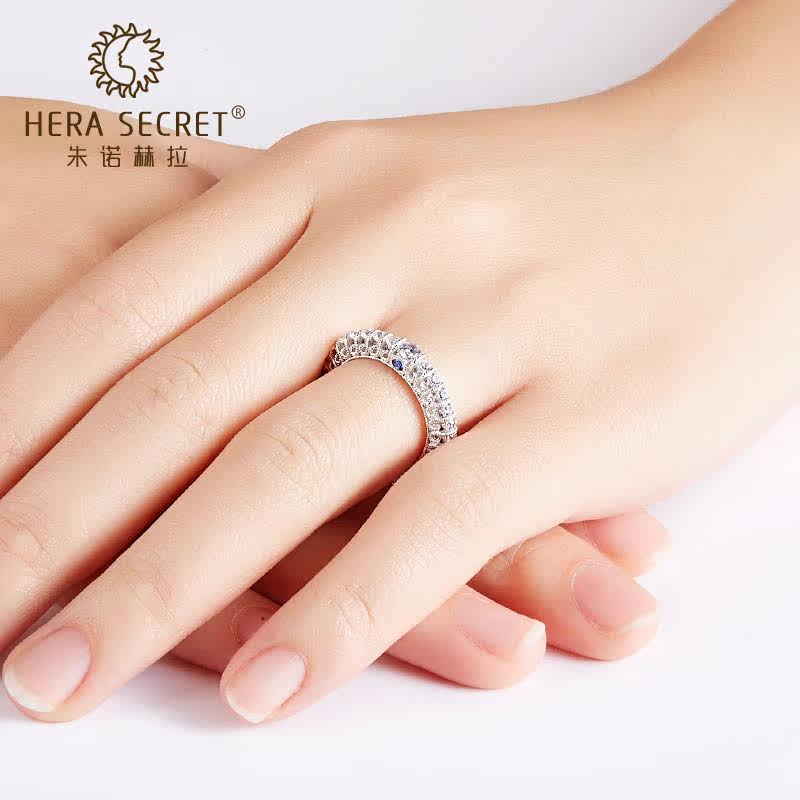 朱诺赫拉18k金pt950人造复古铂金 朱诺赫拉戒指/指环