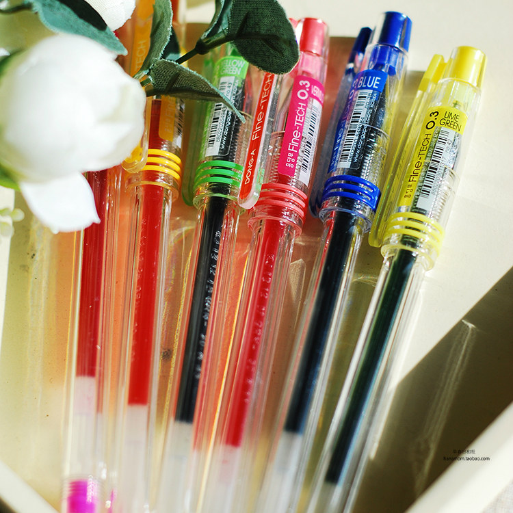 韩国东亚Dong-A极细0.38速干笔刷题笔水性笔财务手帐彩笔学生文具,淘宝优惠券,粉丝福利购,淘宝优惠卷
