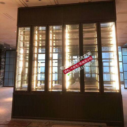 大型不锈钢酒柜冷柜 分体式制冷恒温展示冰柜冷藏柜 酒店餐饮雪柜 - 图2
