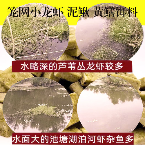 羊油饵料黄鳝鱼饵泥鳅河虾蟹夏季逮小龙虾河虾鱼诱饵窝料方块饵料 - 图2