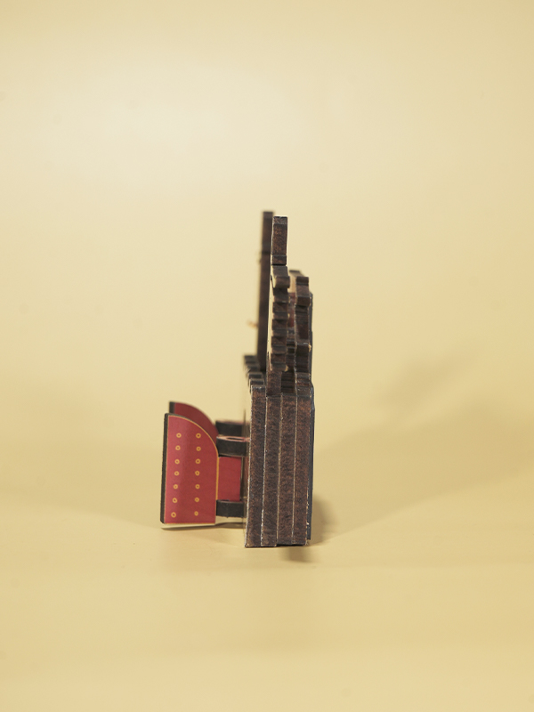 成都武侯祠博物馆空城计木质冰箱贴文创产品传统创意礼品城市手信