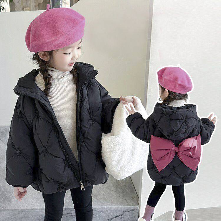 女童羽绒棉服2024新款洋气儿童冬季加厚连帽外套韩系时髦短款棉衣,淘宝优惠券,粉丝福利购,淘宝优惠卷