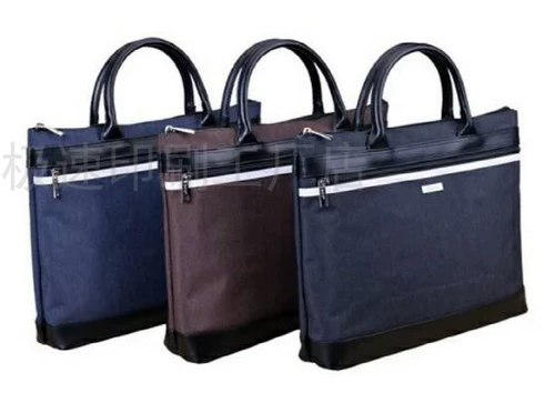 Пользовательский логотип Файл сумка боевые искусства Cartooper Capital Bag Мужское деловое канвир Oxford A4 Multi -Layer Conference Sage