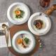 Ceramic hotel tableware round 10 inches