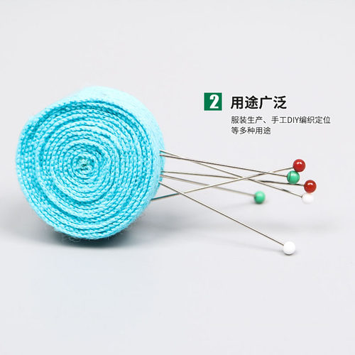 曹晖服装立体裁剪高碳钢珠针大头针打版用定位针珠针0.5*35mm包邮 - 图3