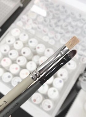 正品RICHGEL彩绘光疗平头圆头笔