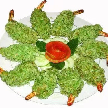 代购 越南特色香兰叶绿糯米片糯米500克 蒸制即可配用美食料小吃 - 图2