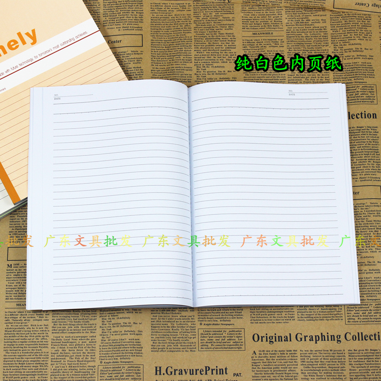 A6a5b5a4 single line student stationery business notebook